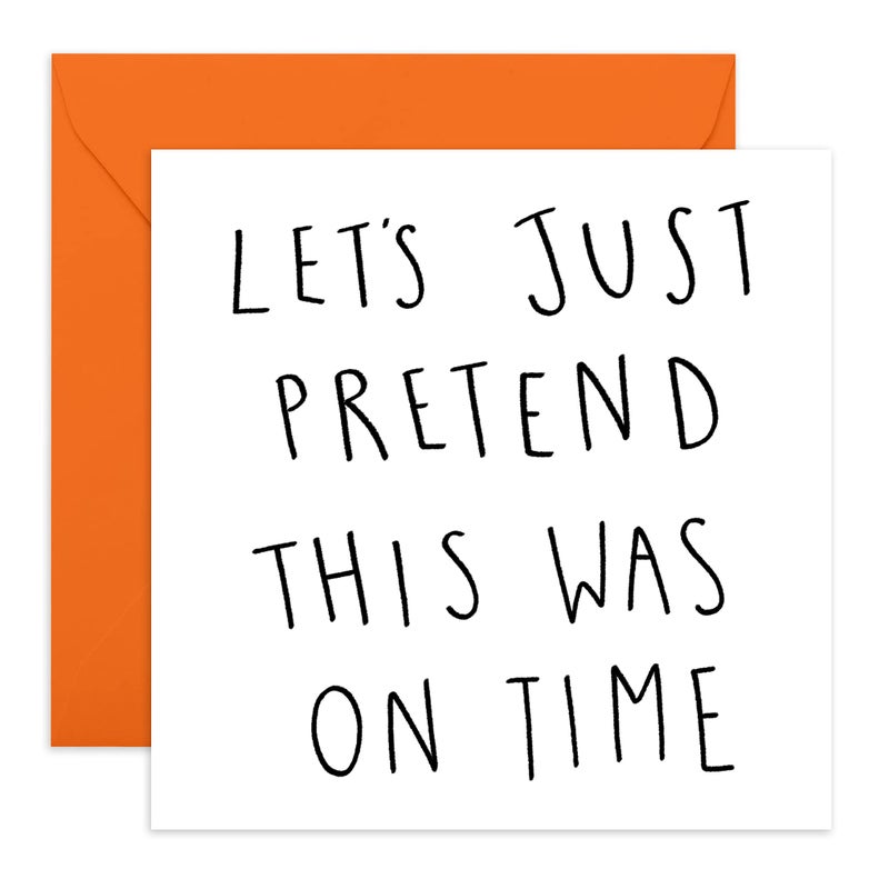 Central 23 - Belated Birthday Card - Funny Birthday Card for Him and Her - Happy Bday for Friends - Fathers Day Card - Comes with Fun Stickers - Image 1